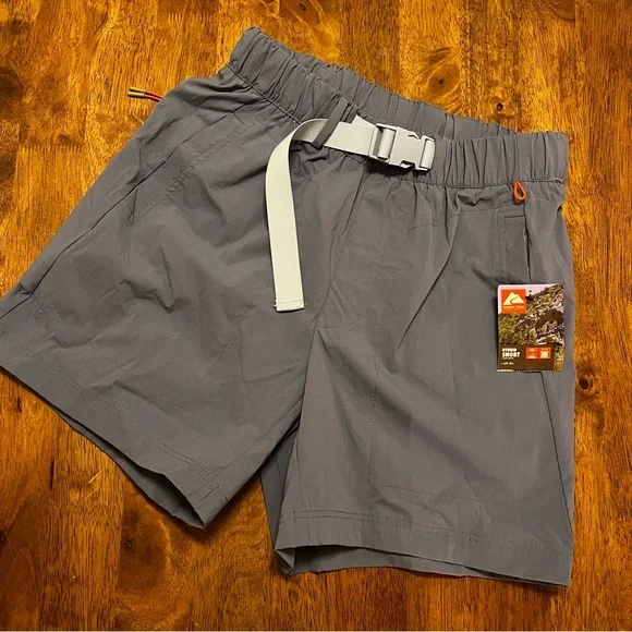 NWT Ozark Trail Men’s Hiking Athletic Shorts 6” Small Blue Grey Workout Swim - Picture 2 of 12